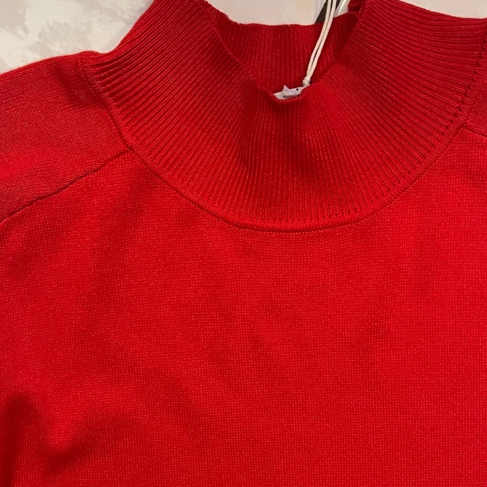 Chic Scarlet Mini Dress - Picture 8 of 10